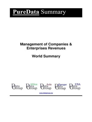 cover image of Management of Companies & Enterprises Revenues World Summary